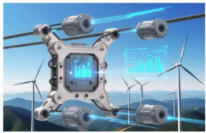 输电线路姿态监测方案图